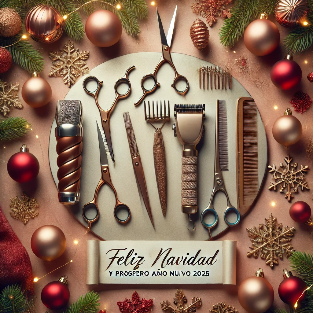 Feliz Navidad y Prospero Año nuevo 2025 | Apoyo a todos los peluqueros y barberos de Valencia