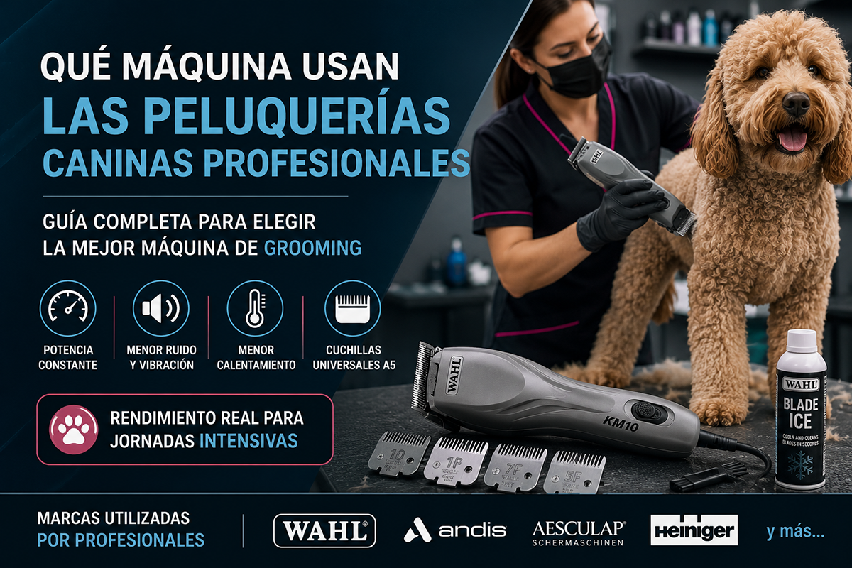 Qué máquina usan las peluquerías caninas profesionales
