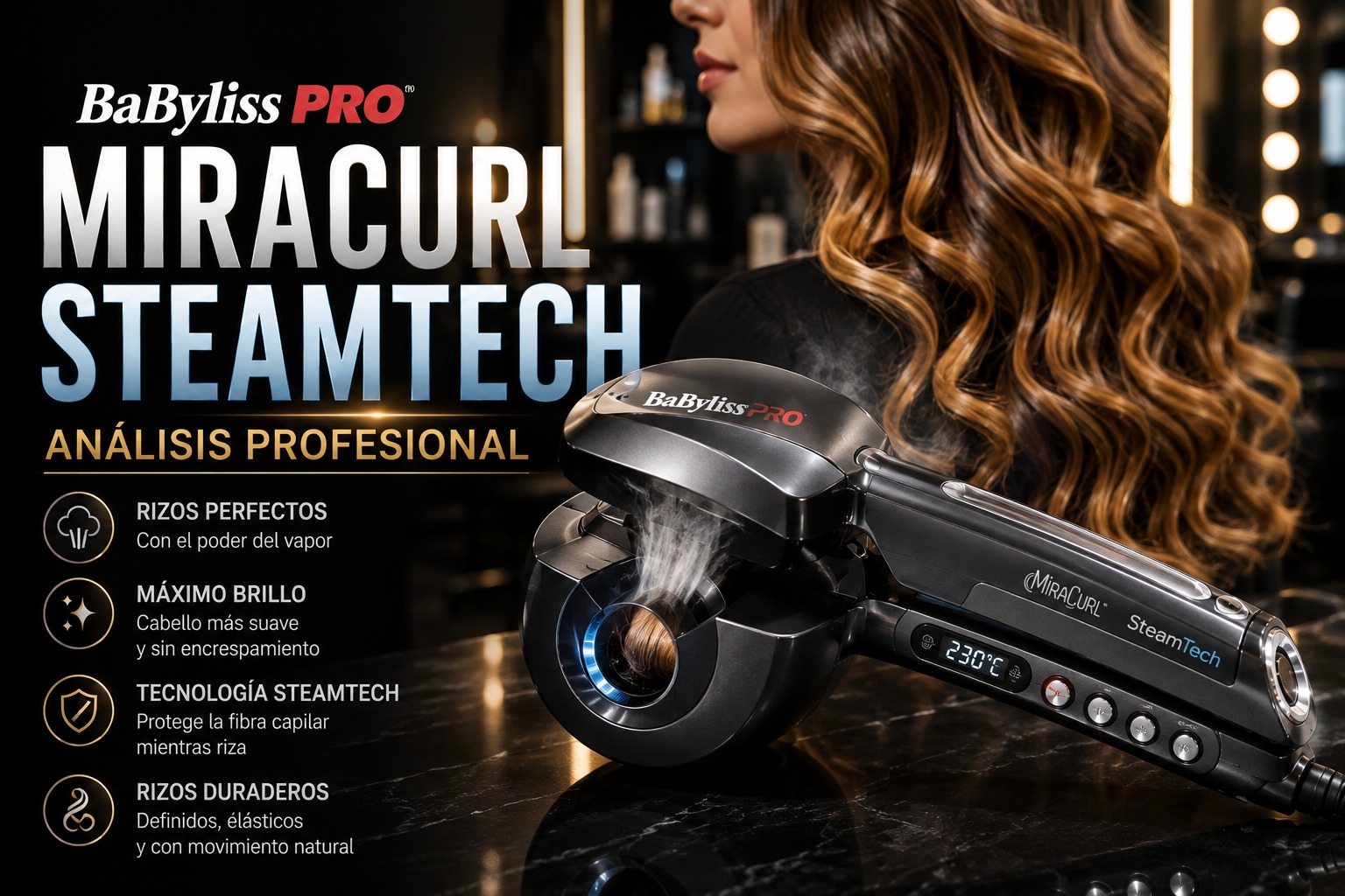 BaByliss Pro Miracurl SteamTech: Análisis Profesional
